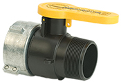 IBC valve with male threads, 2 inch