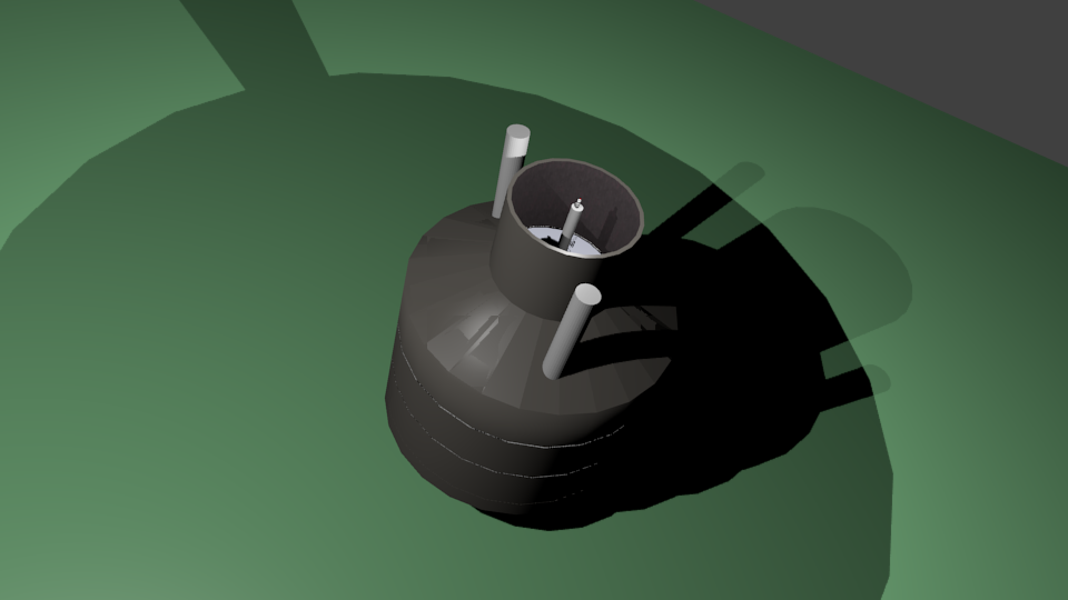 Concrete ring vertical digester concept