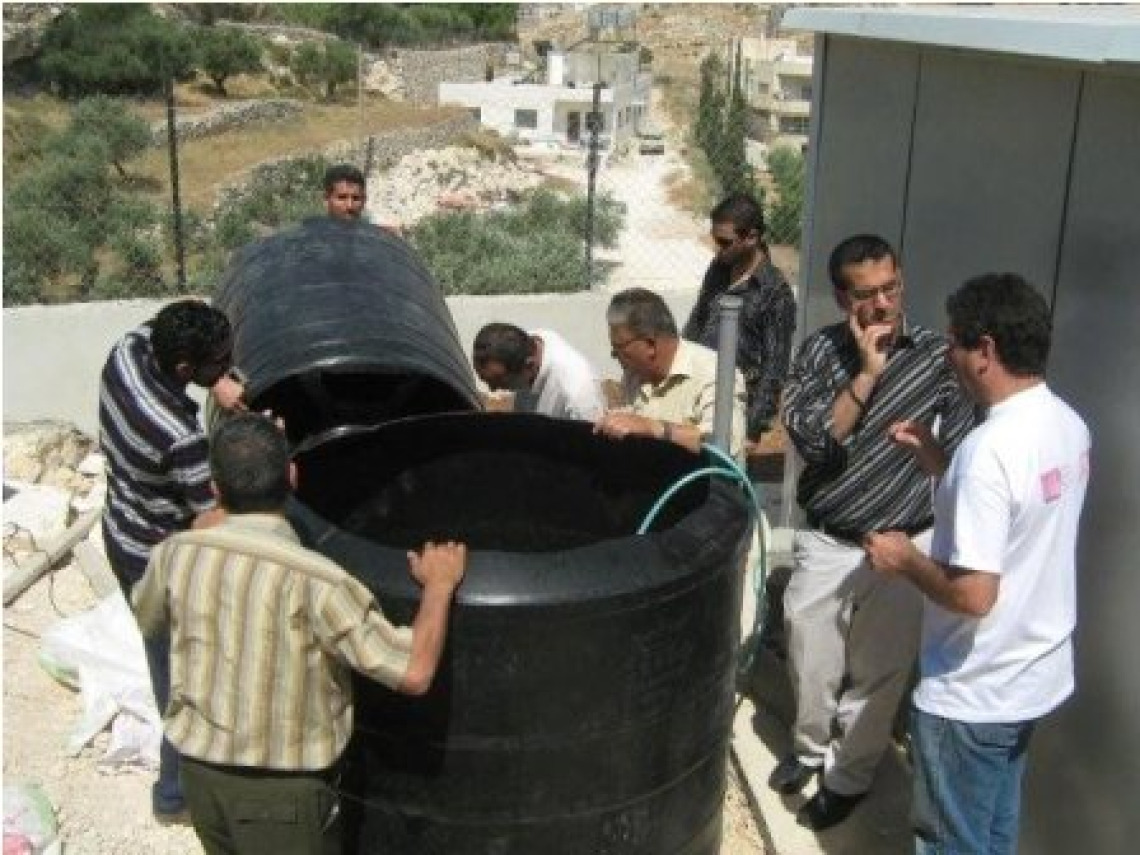 Building the first home scale biodigester in Palestine with the Palestinian Wildlife Society, Engineers without Borders Palestine and Brother's Engineering Company in Beit Sahour