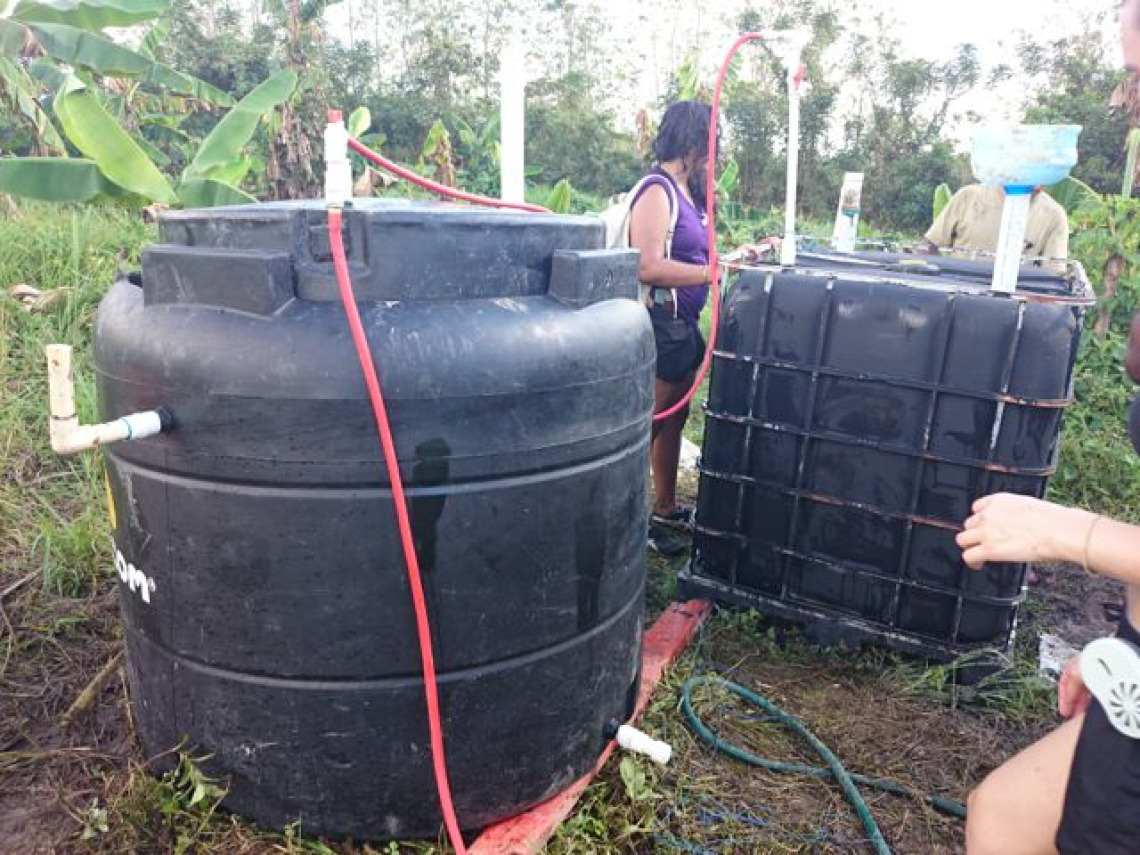 Envisaj Mercy built the Dominican Republic's first Solar CITIES IBC/ARTI Hybrid biodigester at Batey Relief Alliance