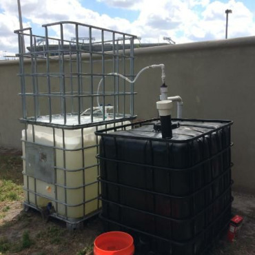 Hillsborough Community College builds Solar CIITES floating tank biodigester for Earth Day!